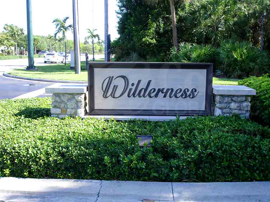 WILDERNESS COUNTRY CLUB Signage
